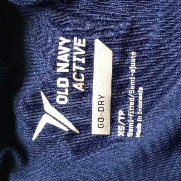 Old Navy Semi-Fitted Go Dry Spring Running Shorts XS Blue White - Picture 2 of 10